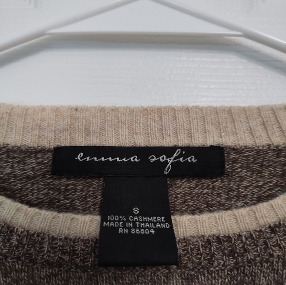 Emma Sofia 100% Cashmere Sweater - Picture 3 of 3